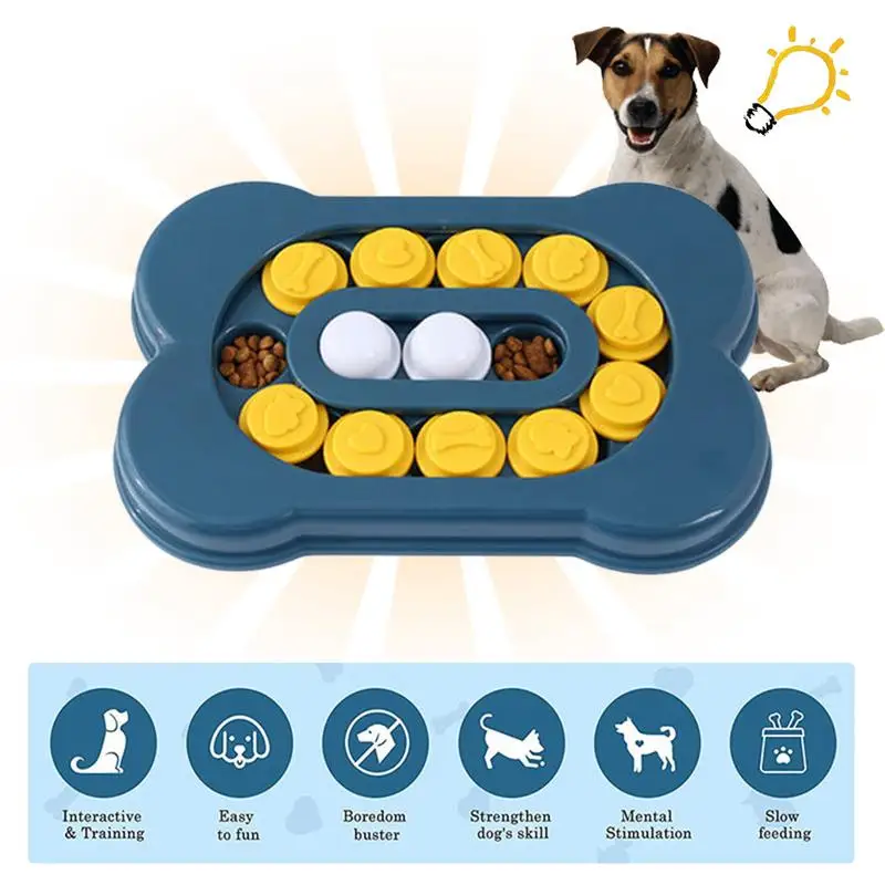 New Edition ] Dog Puzzle Toys- Penerl Dog Slow Feeder, Interactive Dog Toy  for IQ Training; Slow Feeding, Aid Pets Digestion, Dog Puzzle Toys for  Smart Dogs 