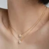 ChimZunderes-Collier pendentif multicouche pour femme, tour de cou JOChoker, bijoux brillants, cadeau de fête, mode féminine