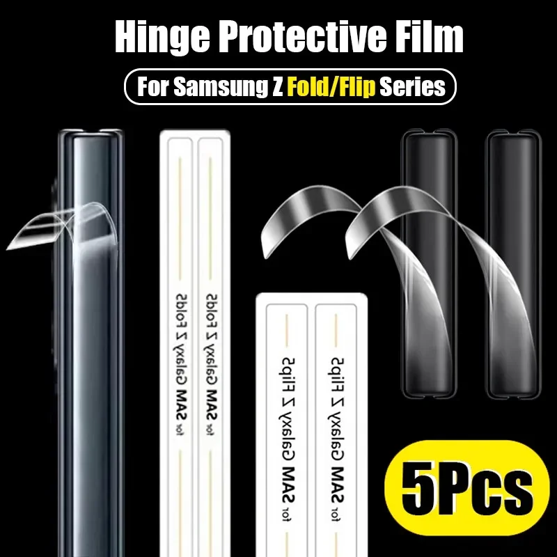 Cerniera Hydrogel Film Per Samsung Galaxy Z Flip5 4 3 Fold5 4 3 2 Anti-Scratch Protector Border Skin Sticker Per Z Flip/Fold Series