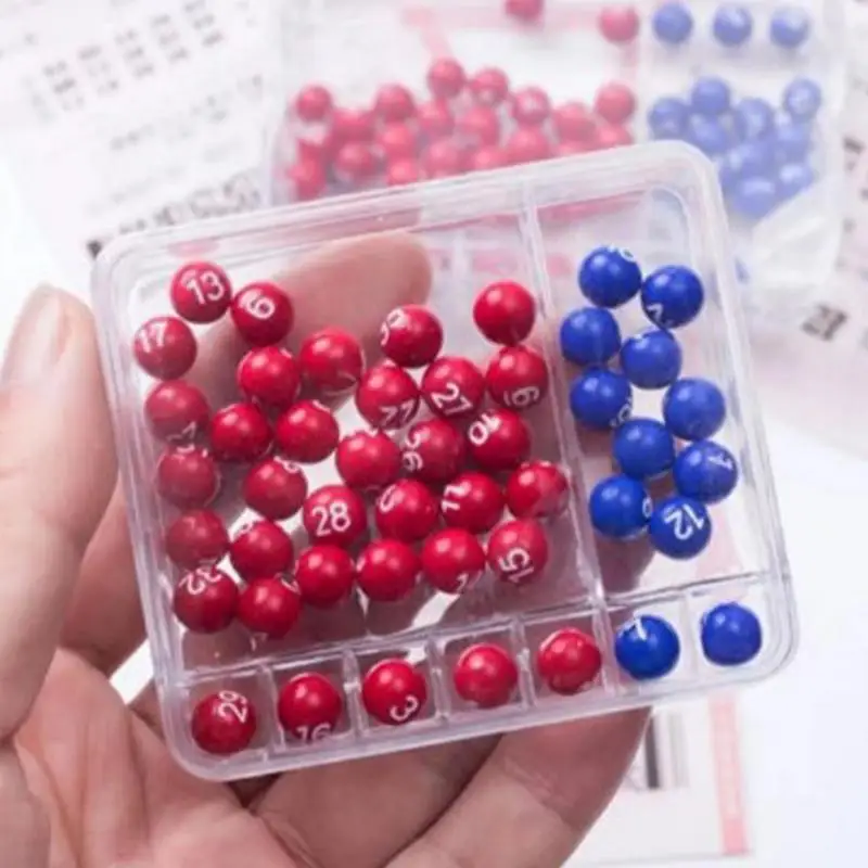 Portable Lottery Selector Party Game Machine Two-color Ball + Lottoes Number Selection Device Simple Easy Operate Party Props