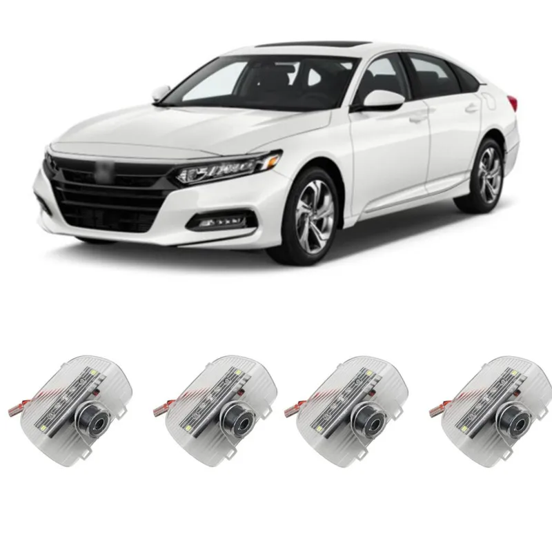 

Car Door Projector Light LED Courtesy Ghost Shadow Welcome Light Laser Emblem Puddle Lamp for Honda Accord Odyssey Elysion Crz