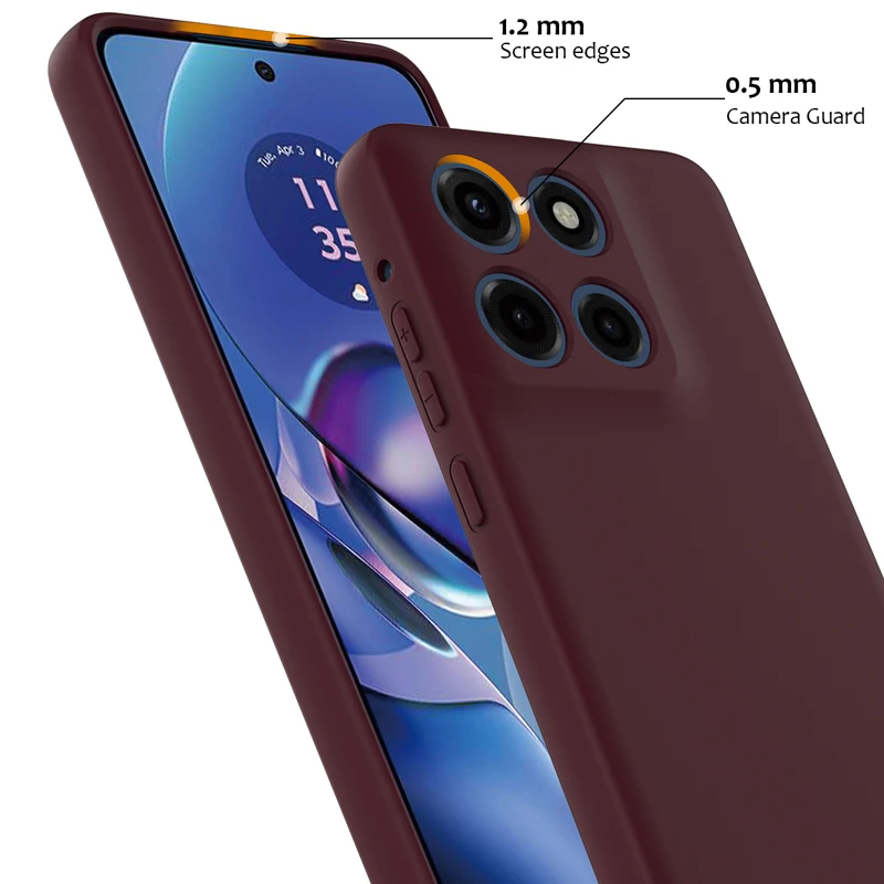 Premium Liquid Silicone Magnetic Protective Phone Cover - Stylish and Durable Case