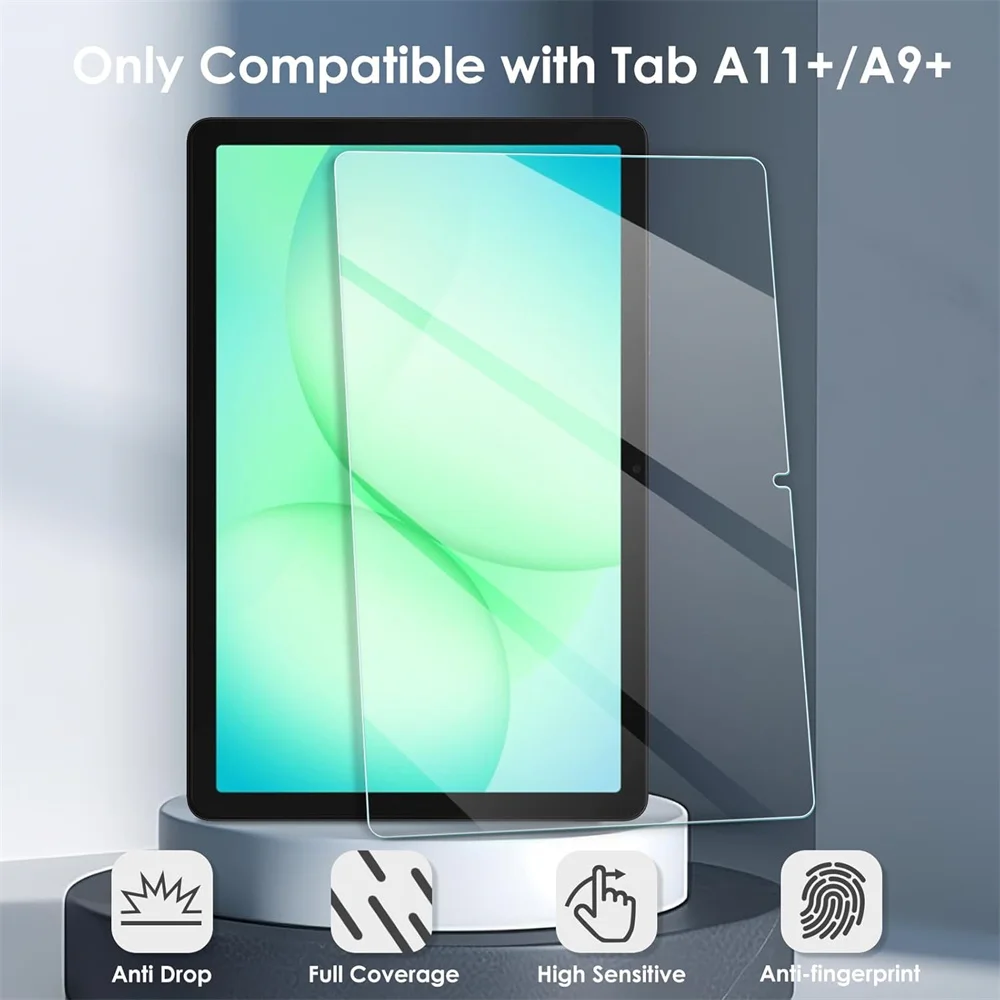 Premium Tempered Glass Screen Protector for Tablets - 11 Inch, Anti-Scratch Protective Film