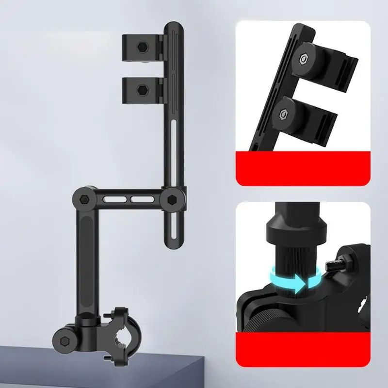 Stroller Umbrella Attachment Adjustable Stroller Umbrella Holder Multifunctional Golf Cart Holder Handle Bar Mounted