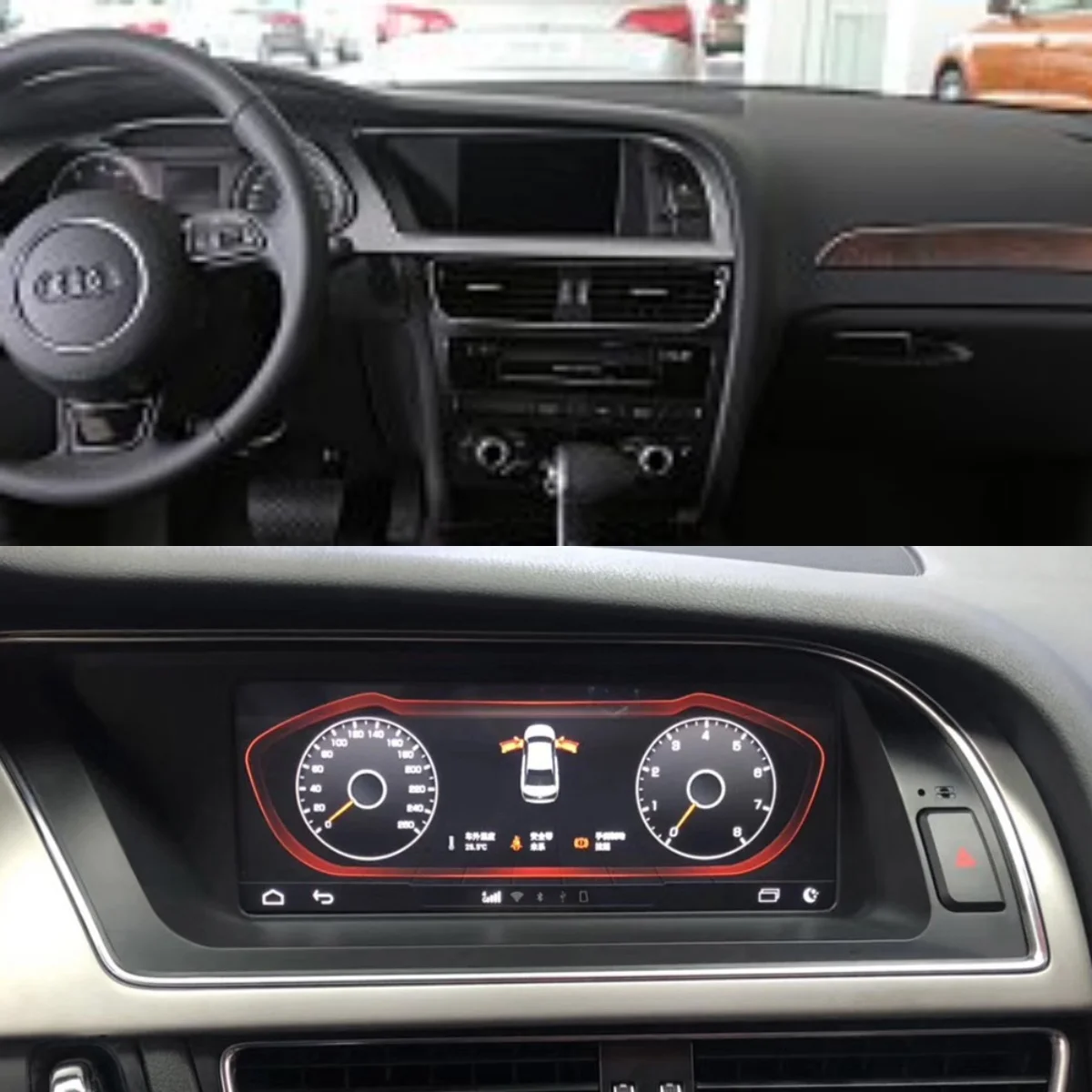 

For Audi A4 A4L A5 Car radio 8+256GB Android Stereo GPS DVD Radio Screen Monitor MMI 2G 3G MIB multimedia radio tape rec