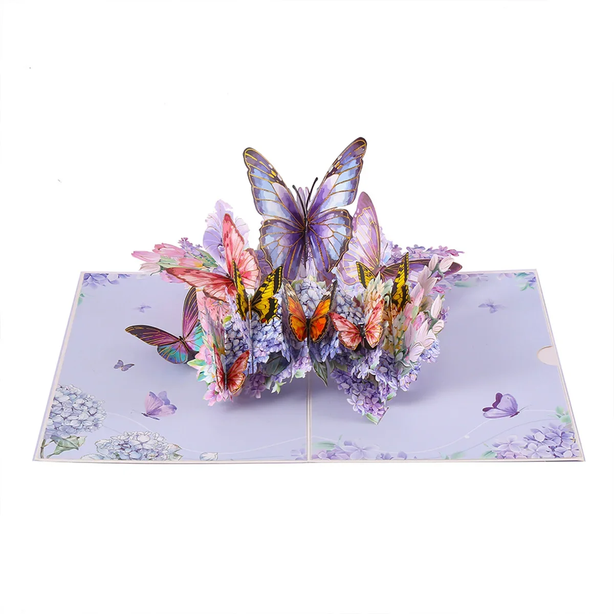 3D Butterfly Pop-Up Greeting Card with Hollow Butterfly Design Foldable Holiday Gift for Blessings Birthday Card Anniversary greeting cards