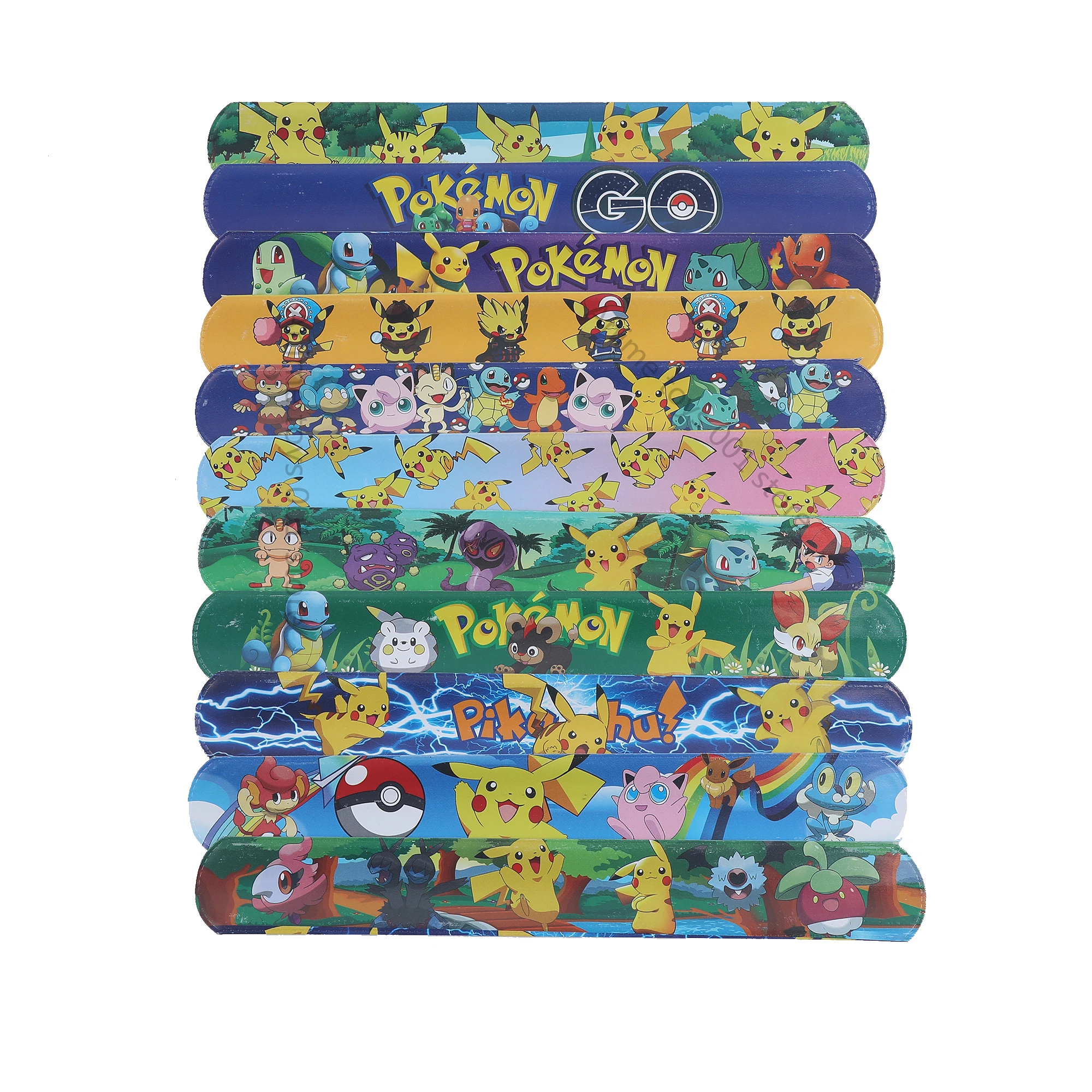 Pokemon Snap bracciali Pikachu Figurine Anime Wristband bambino Pocket Slap  Band Puzzle Toys For Boys Girls Birthday Party Gifts - AliExpress