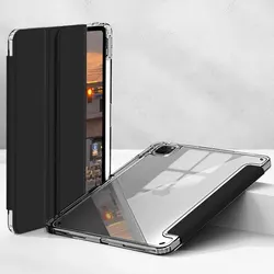Ultra-Clear Acrylic Protective Case for iPad Pro and Air Series (Black)