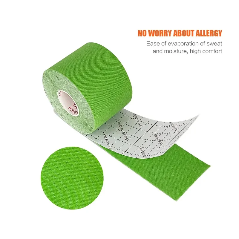 1/5PCS Sports Waterproof Kinesiology Tape Stickers Athletic Bandage Muscle Recovery Protector Strapping Pain Relief Tennis Gym