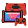 PRITOM 7" Android 12 Tablet for Children, 4GB RAM 64GB ROM, Kids Software Pre-Installed, WiFi, with Cool Sports Car Shape Case 1