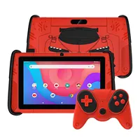 PRITOM 7″ Android 12 Tablet for Children, 4GB RAM 64GB ROM, Kids Software Pre-Installed, WiFi, with Cool Sports Car Shape Case
