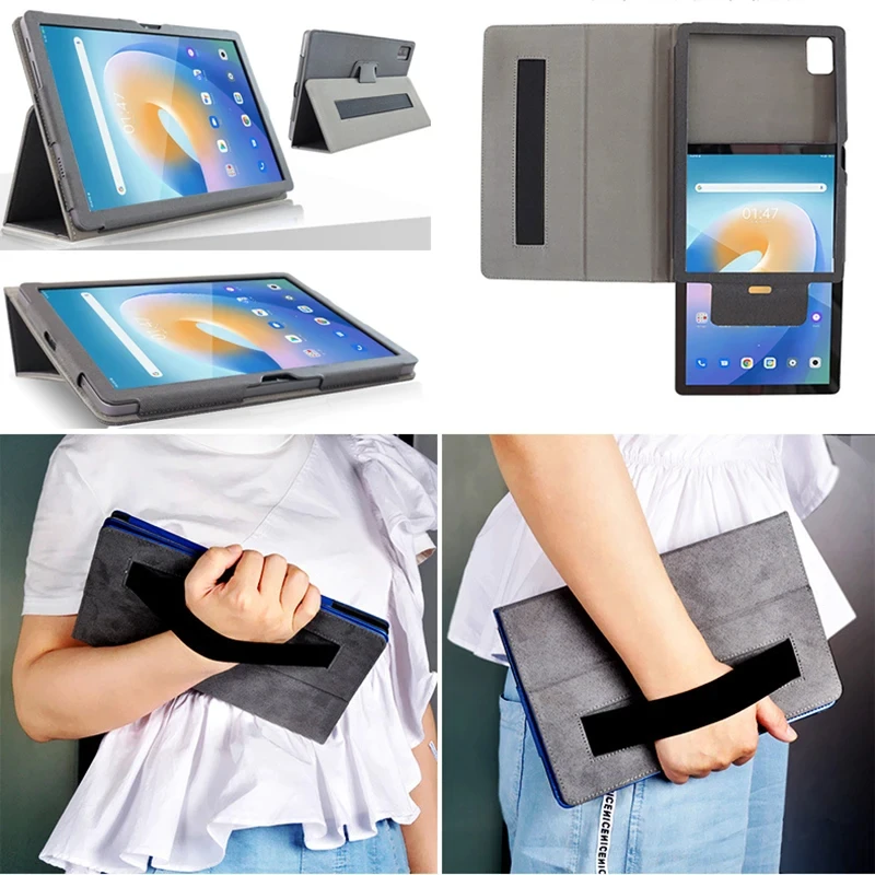 Premium PU Leather Flip Case with Stand Holder Cover