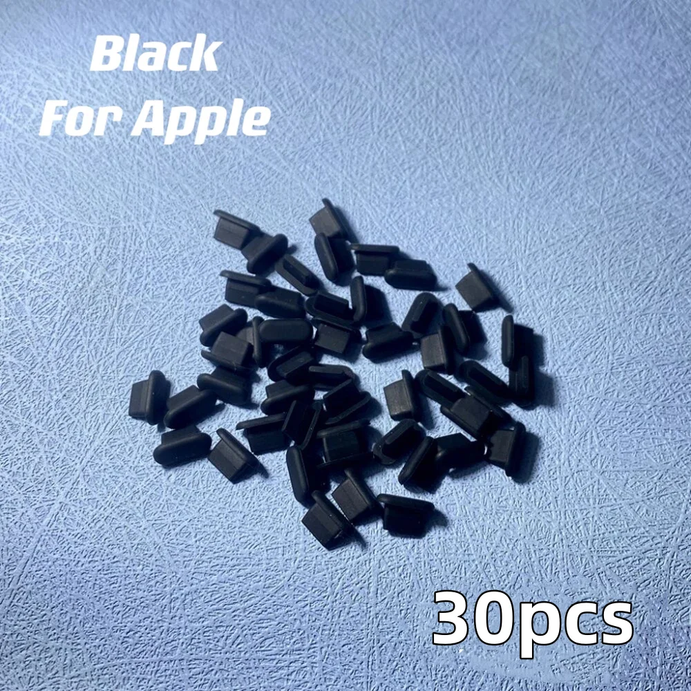 ตัวเลือกสินค้า ซิลิโคนกันฝุ่น Type-C 30 ชิ้น ปกป้องพอร์ตชาร์จ