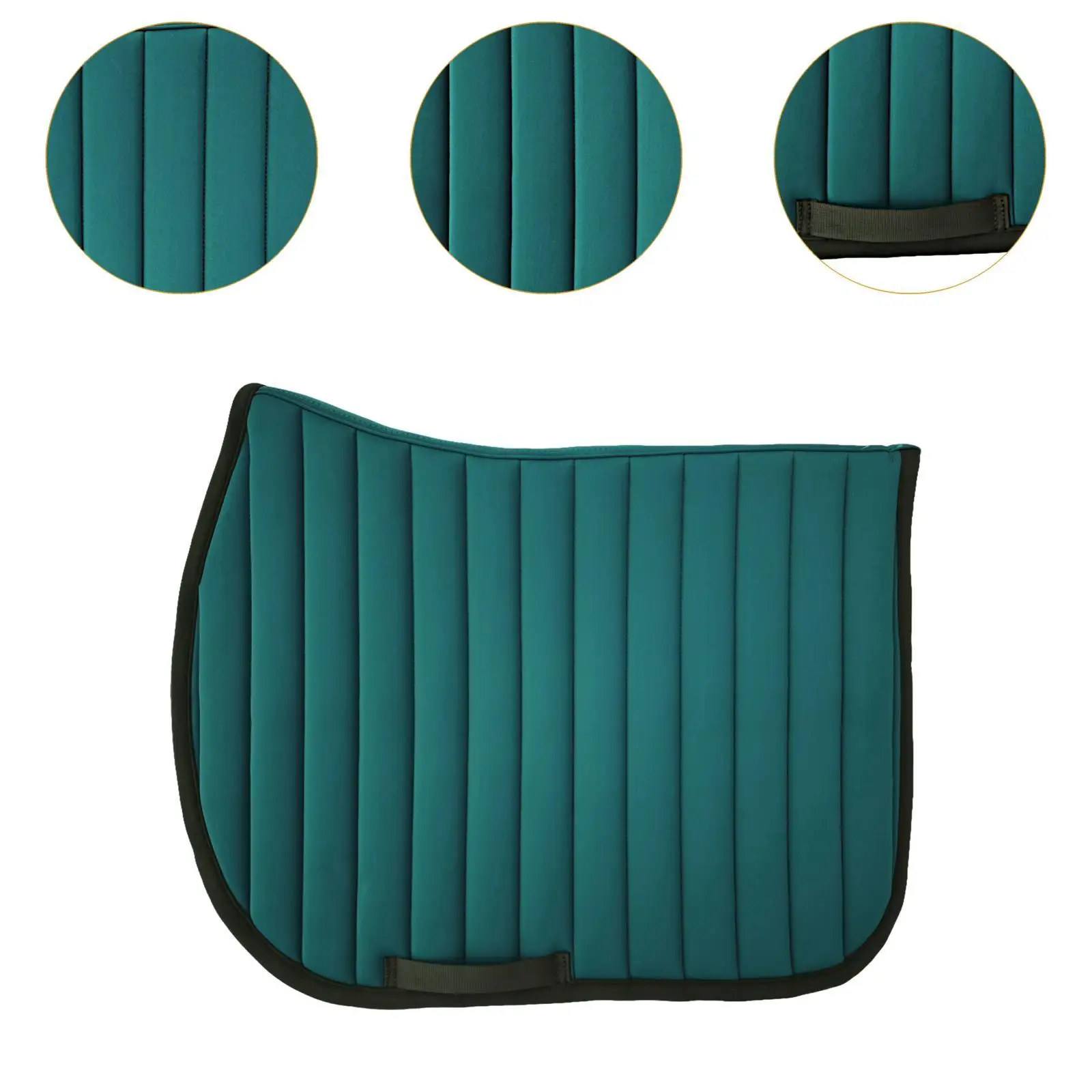 Horse Saddle Pad Sweat Mat Cushioning Lightweight Breathable Dressage Pad Horse Riding Cushion for Sports Competition