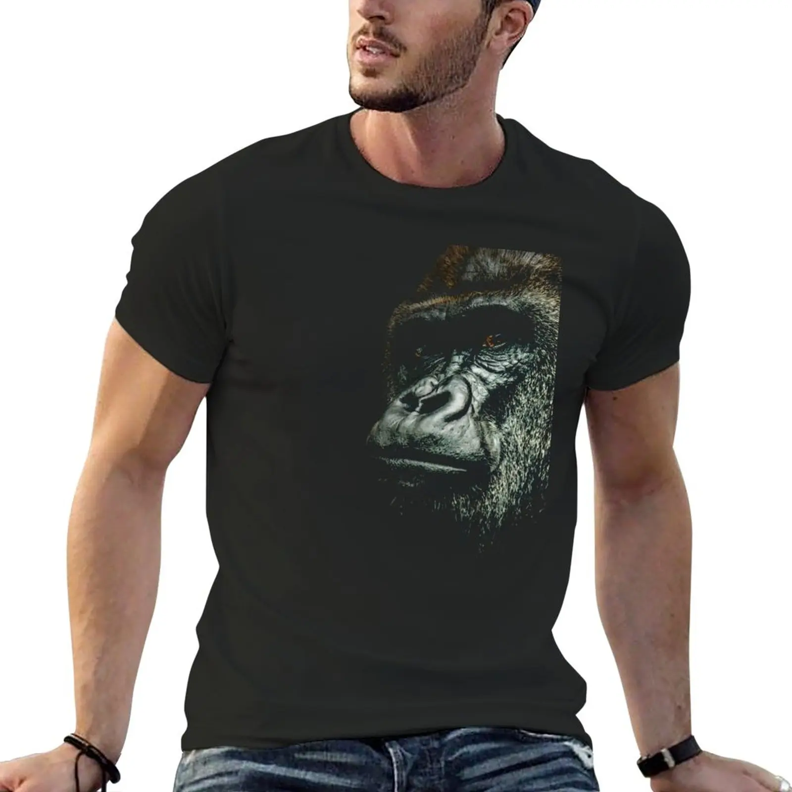 

Gorilla T-Shirt plain sports fans shirts graphic tees summer top sweat shirts, men