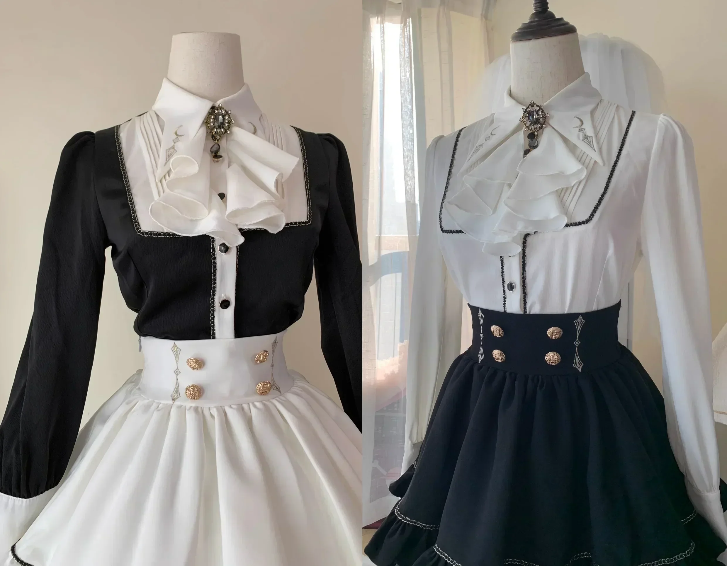 Fallen Moon Rule~ミリタリー ロリータ ベスト ドレス コート