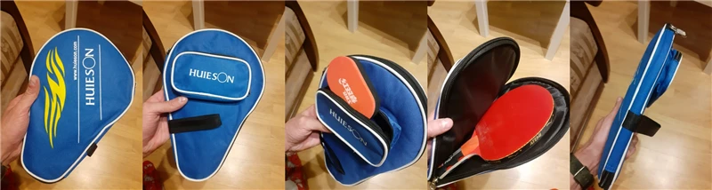 Description Picture 2 of itemProfessional Table Tennis Rackets Bat Bag Ping Pong Case With Balls Bag and Net and sponge Sports Accessories