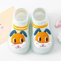 New Spring Indoor Cooling Baby Floor Socks Baby Toddler Shoes and Socks Soft Bottom Children's Non-slip Floor Shoes 1 2