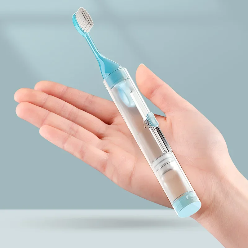 Soft Toothbrush Toothbrush Set Portable Toothbrush 1PC Travel Folding Super Soft Bristle Can Hold Toothpaste
