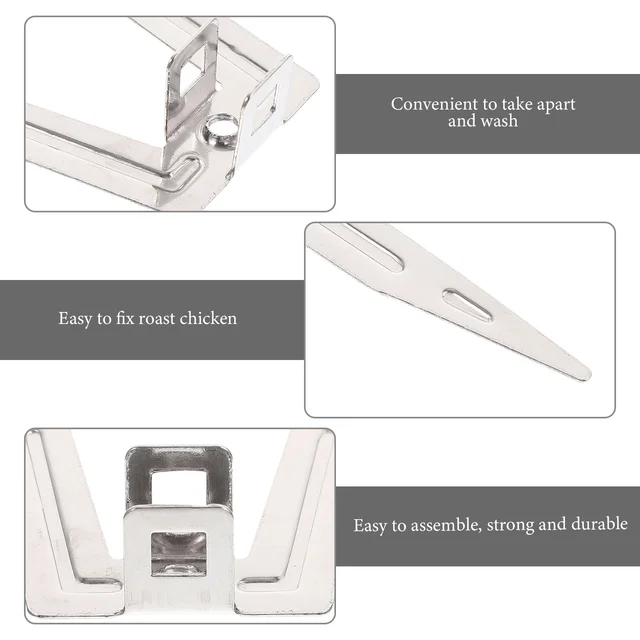 Rotisserie Air Fryer Grill Bbq Villa Köpködő Tartozékok Készlet Q Hús Univerzális Nyárs Rendszer - Image 5