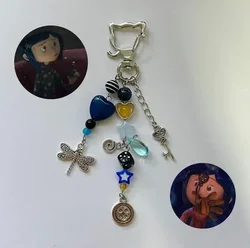 Whimsical Coraline - Inspired Phone Charms (Blue)