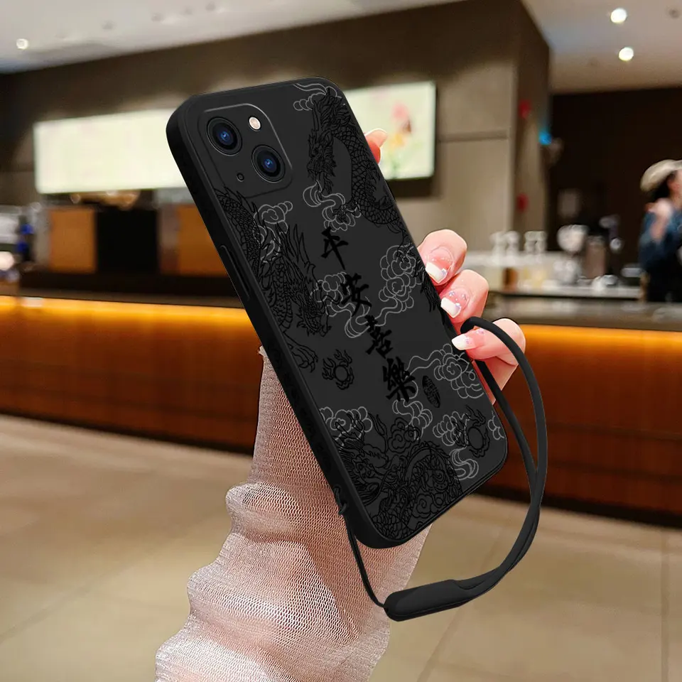 casevivid Custodia compatibile per iPhone 15 Pro Max estetica carina - Custodia per telefono divertente e alla moda durevole - Cover con stampa motivo