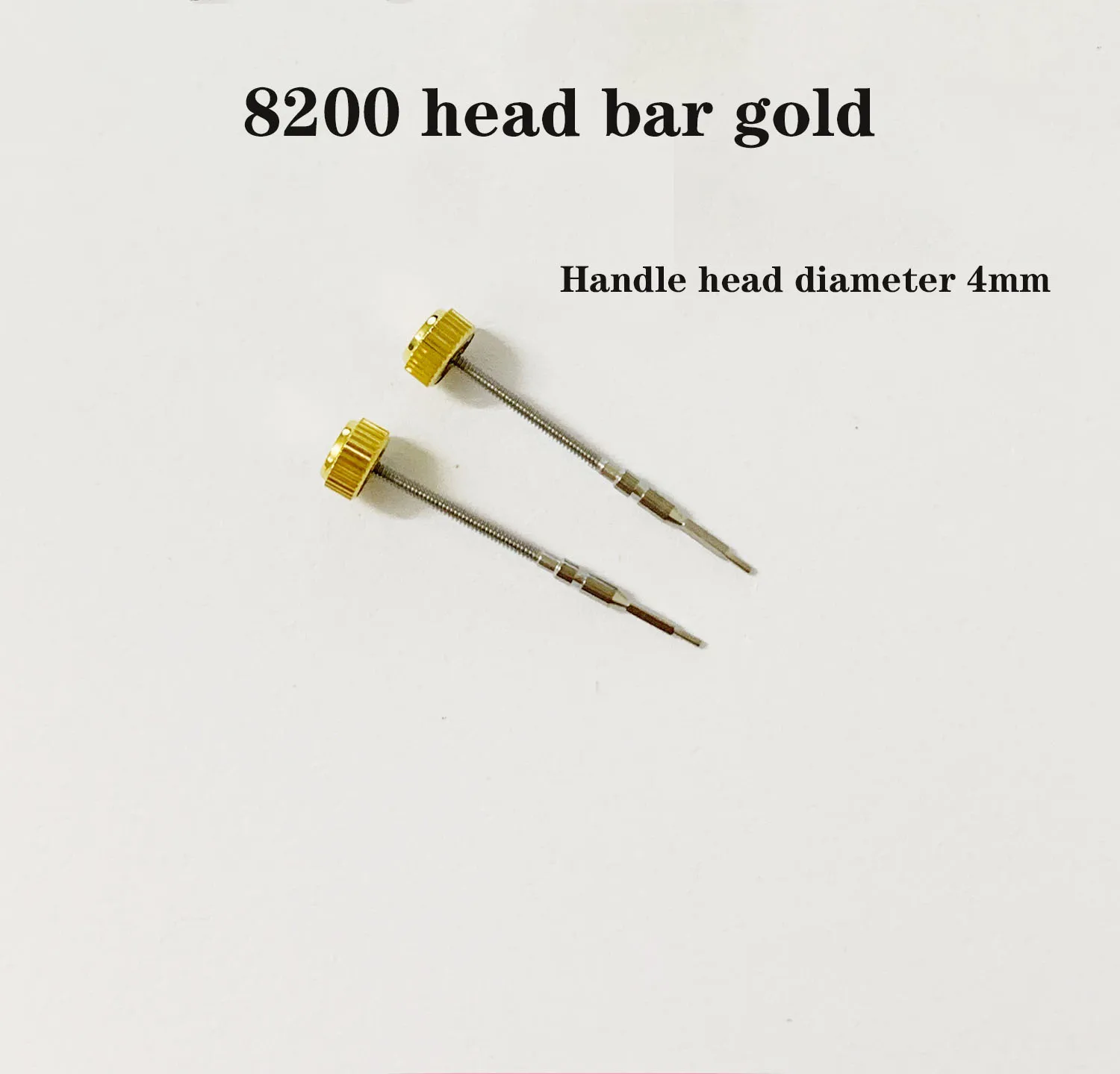 Elegant Watch Crown for 8200 Movement - Old Head Handle Bar Design