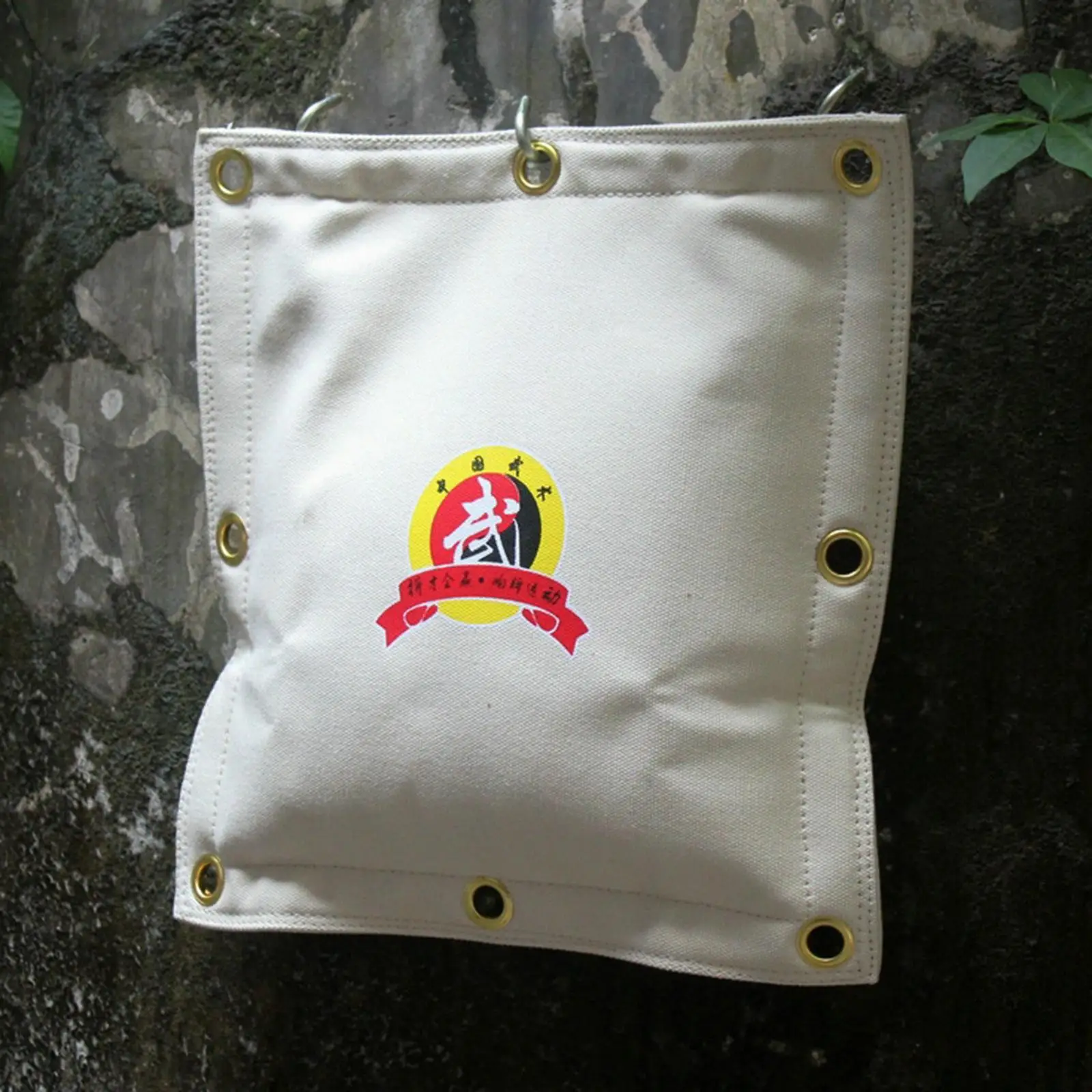 Wall Sandbag Fore Arm Workouts with Stainless Ring for Backyard
