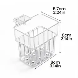 Transparent Hangable Aquarium Plant Holder (As show)