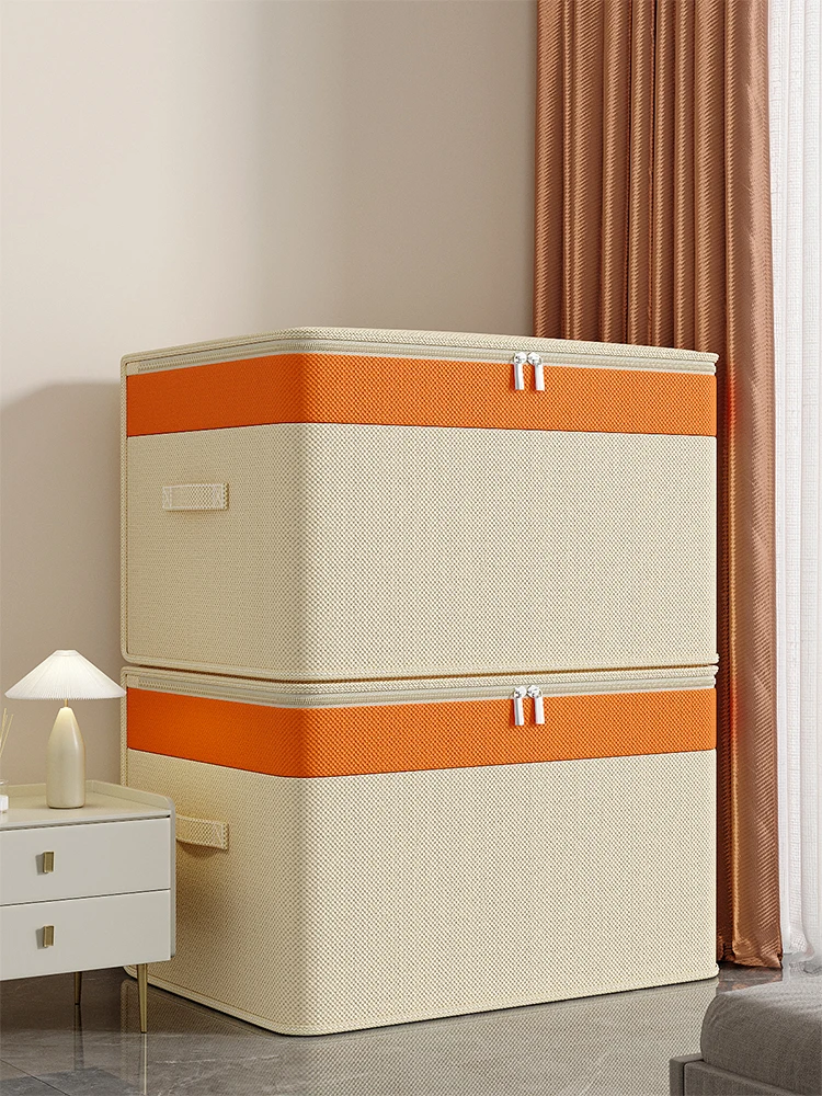 Portable large capacity quilt Organizer Clothes Organizer Perfect home mobile organizer closet dorm organizer bag 2