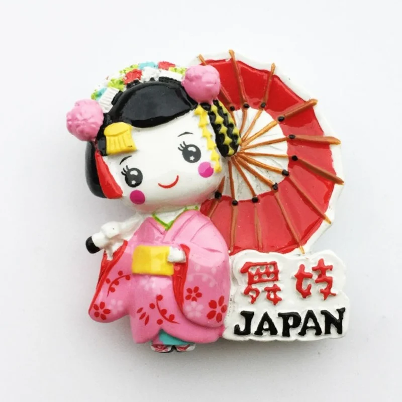 

Japan Tourist Souvenirs Fridge Stickers Tokyo Mount Fuji Magnetic Stickers Creative Wedding Gifts Children Toys Fridge Magnets