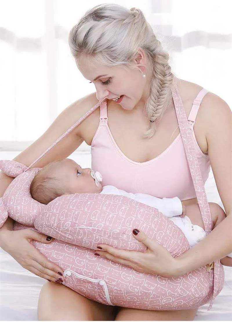 Nursing pillow Breastfeeding Newborn Feeding Nursing Waist Support for Pregnant Woman Holding Baby Learning Pillow for Infant