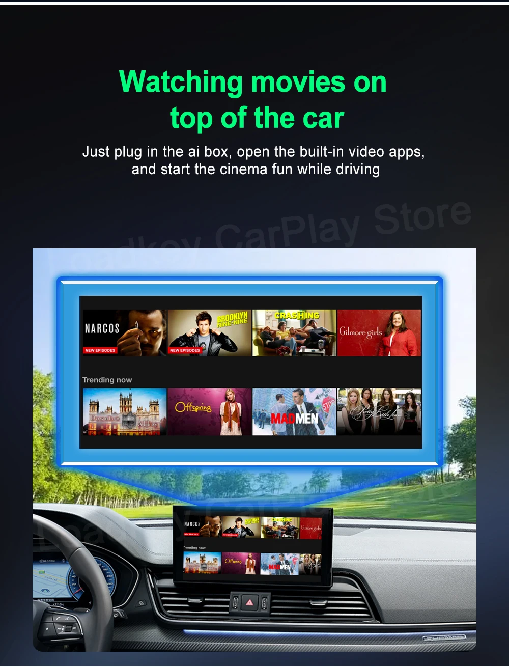 Carlinkit CarPlay Ai TV Box Plus Android13 8+128GB QCM 8-Core 665 6125  Wireless