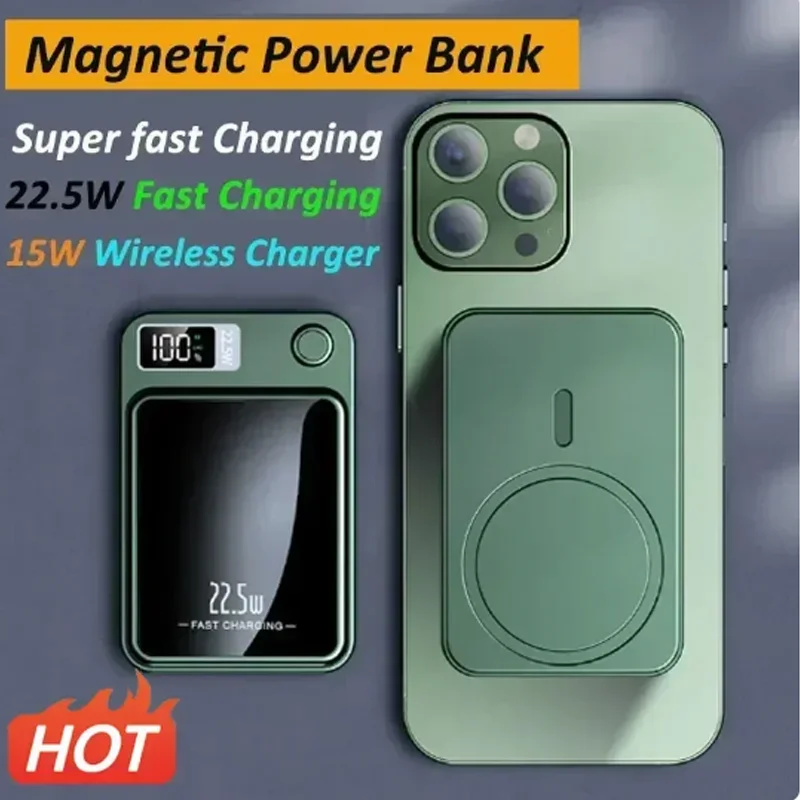 50000mah-portable-macsafe-magnetic-power-bank-fast-wireless-charger-for
