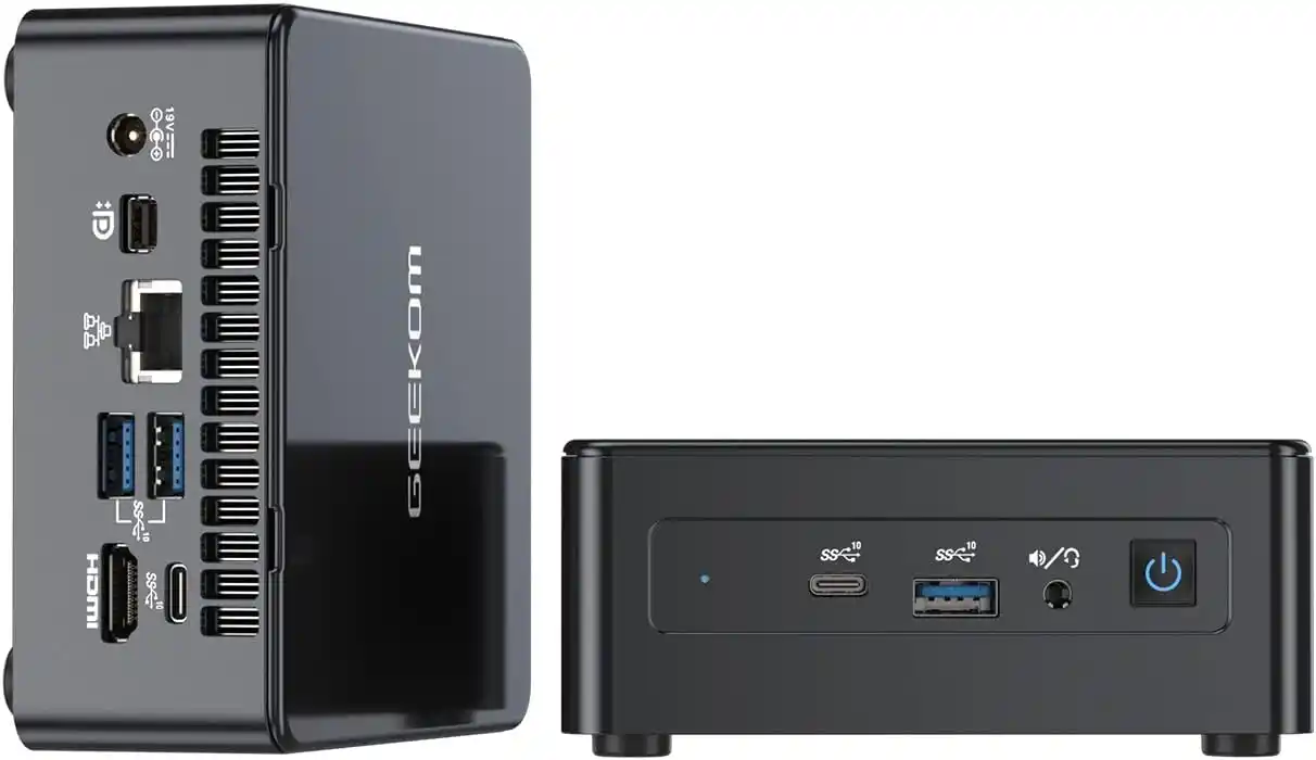 GEEKOM Mini PC, Mini IT8 Mini Computer with i3-8109U(Up to 3.6 GHz