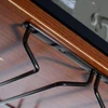 Black Metal Wine Glasses Holder Wall Mount for Kitchen Bar Wine Glass Hanger Cup Rack Stemware Hanging Cupboard Organizier 4