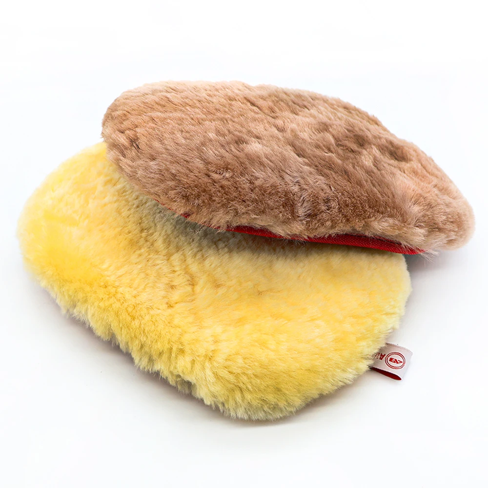 AUTOBRIGHT Pure Wool Car Wash Gloves Luxurious Softness Scratch-Free Durable High-Quality Mitt Professional Auto Care Tool car cleaning gloves