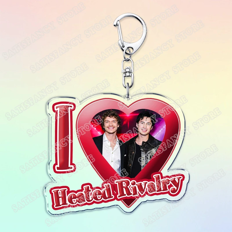 Heated Rivalry Heart Keychain - TV Show Inspired Jewelry Gift
