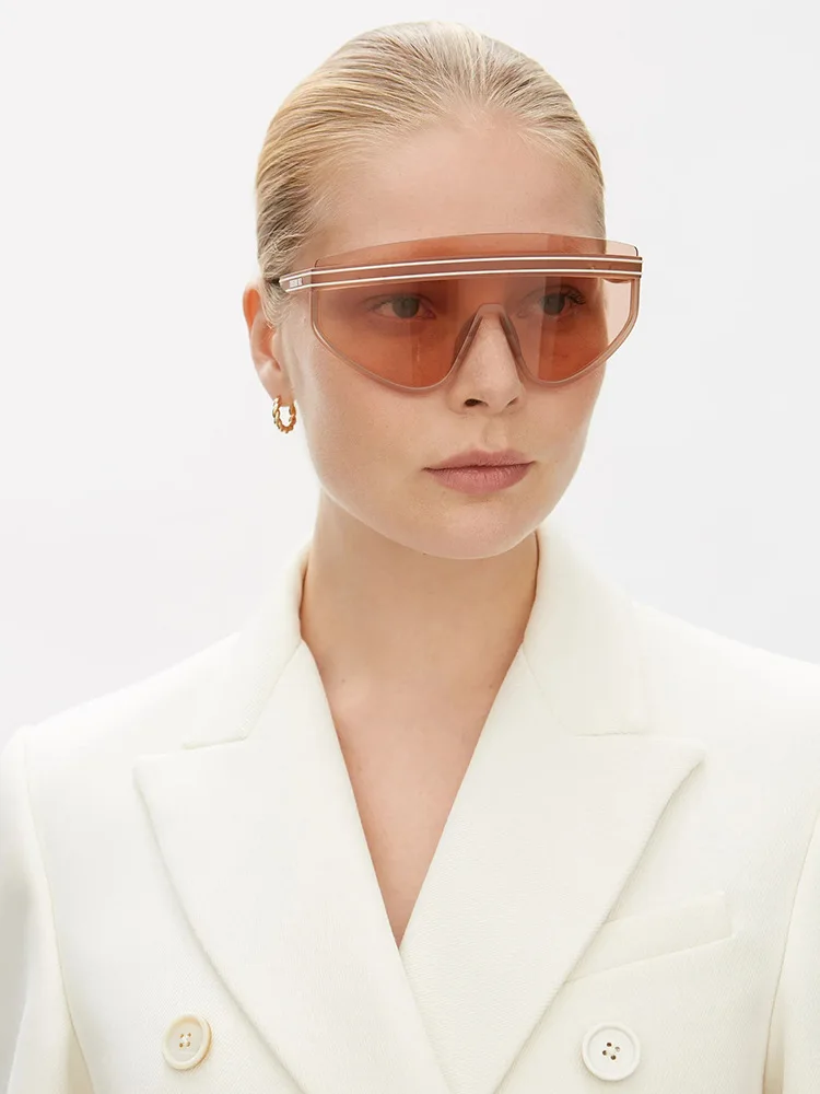 

Солнцезащитные очки в большой оправе для мужчин и женщин, модный аксессуар от солнца в винтажном стиле