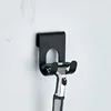 1PCS Aluminum Hook Shower Glass Door Hook Free Hole Towel Rack Hanger Key Organizer Plug Shaver Holder Rack Hooks for Hanging 5