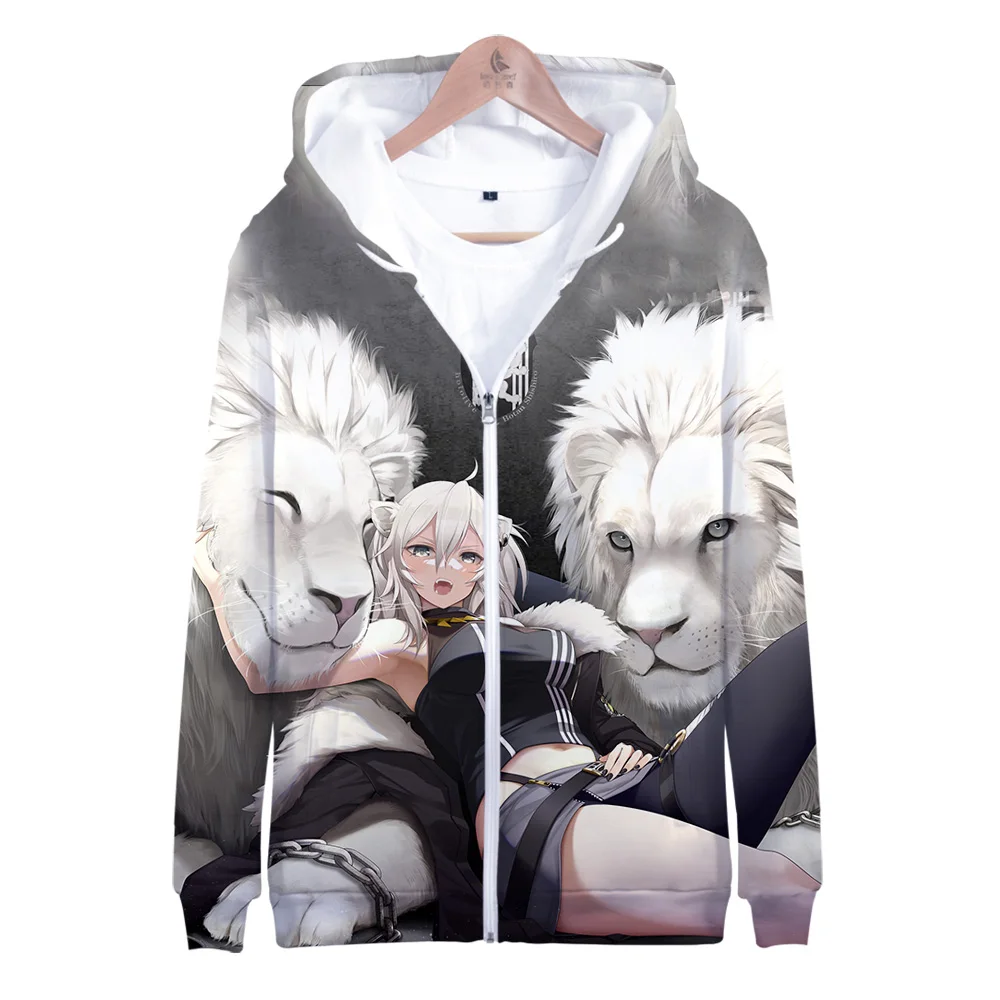 

New HOLOLIVE VTuber Shishiro Botan 3D print autumn winter Holiday passionate style Men/Women Streetwear Style Zip Kawaii hooded