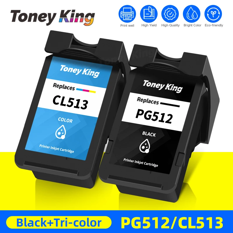 

Compatible PG-512 CL-513 Ink Cartridge For Canon PG 512 CL 513 XL For Pixma MP230 MP250 MP240 MP270 MP480 MX350 IP2700 Printer