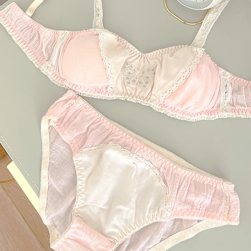 pink underwear set  KF70132