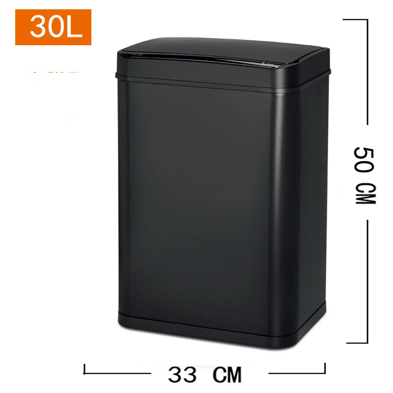 

Stainless Steel Smart Induction Trash Can Automatic Dustbin Bucket Garbage Bathroom Sensor Waste Bin Kitchen Electric Touch Bin