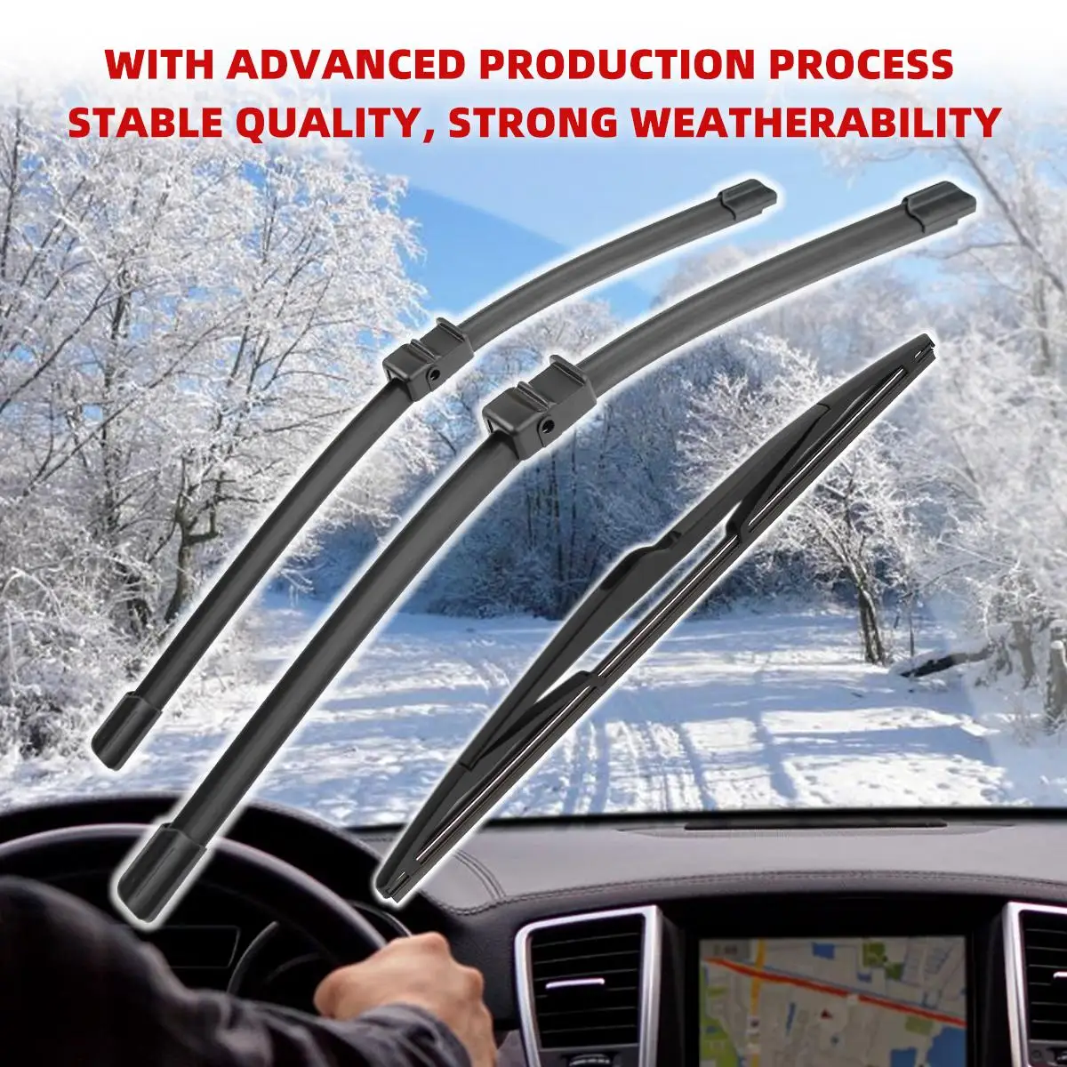 1/2/3/4/6PCS Car Wiper For Mazda 3 BK Hatchback 2003-2009 Front Rear Wiper Blades Brushes Auto Accessories 2005 2006 2007 2008 5