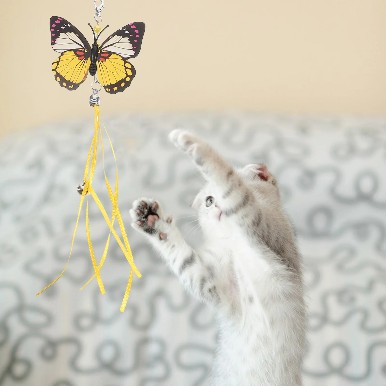 

3 Pcs Replacement Head for Cat Toys Wand Attachment Playthings Hanging Toy Fishing Rod Entertainment Refills Pp Teasing Stick