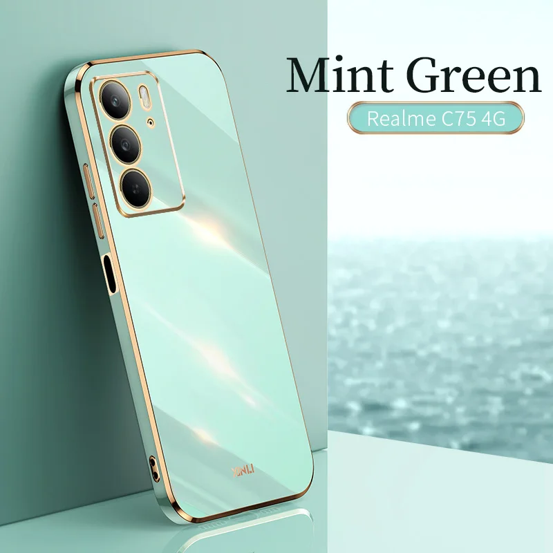 Premium 6D Plating Shockproof Silicone TPU Soft Matte Phone Case