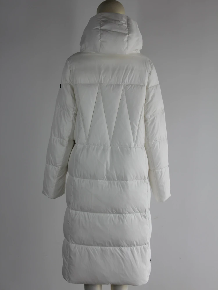 VERALBA Women's Coat Luxury Clothes Down Jackets Natural Fluff Winter 2022 2023 Promotion Fur Collar Long Stylish Ladies Woman