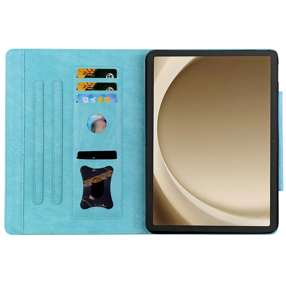 Cute Cat Design PU Leather Magnetic Tablet Cover