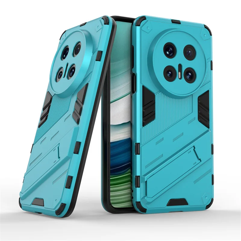 Magnetic Armor Shockproof Phone Case with Kickstand and Back Cover Coque s